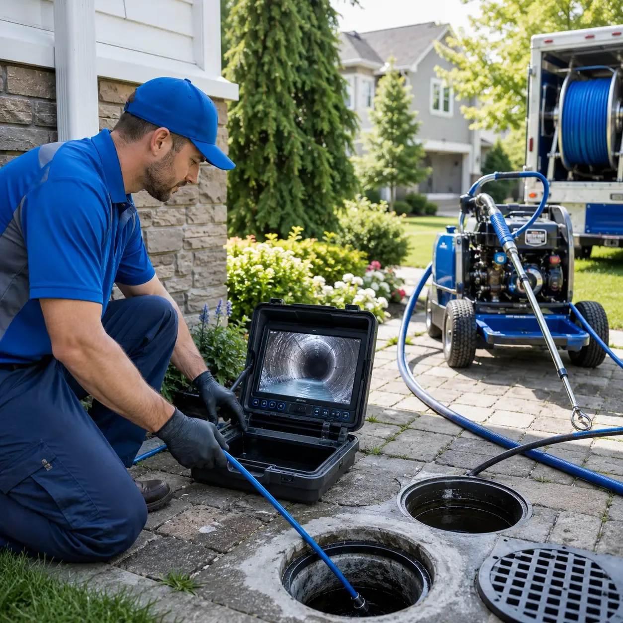 Outdoor drain cleaning professionals serving Madrid, NY
